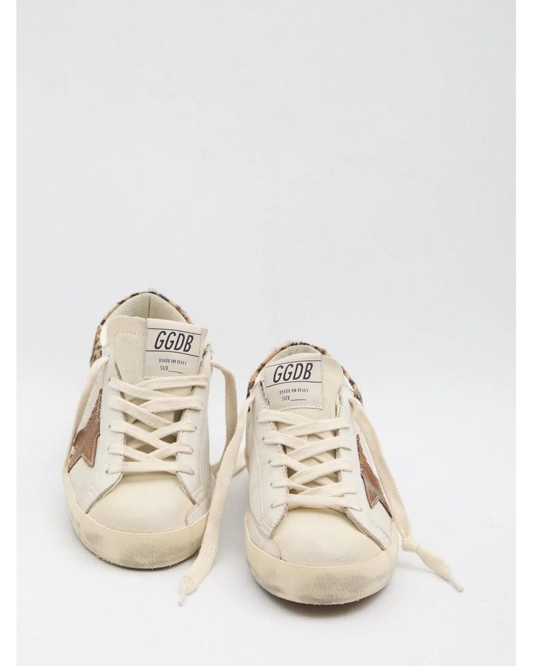 Golden Goose Deluxe Brand Natural Super Star Sneakers