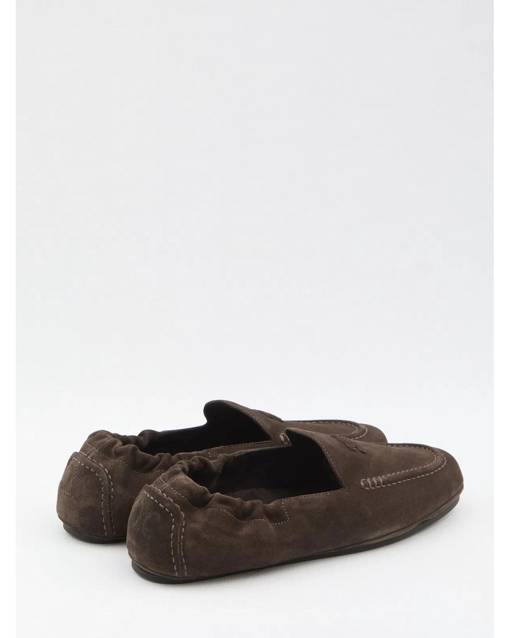 Céline White Adam Loafers for men