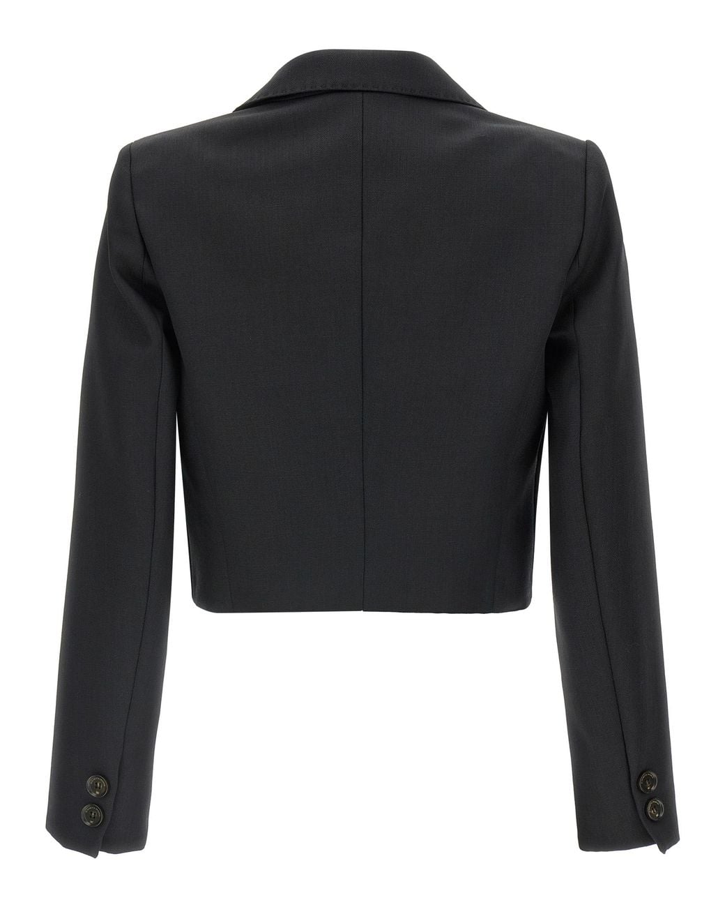 Elisabetta Franchi Black Cropped Blazer