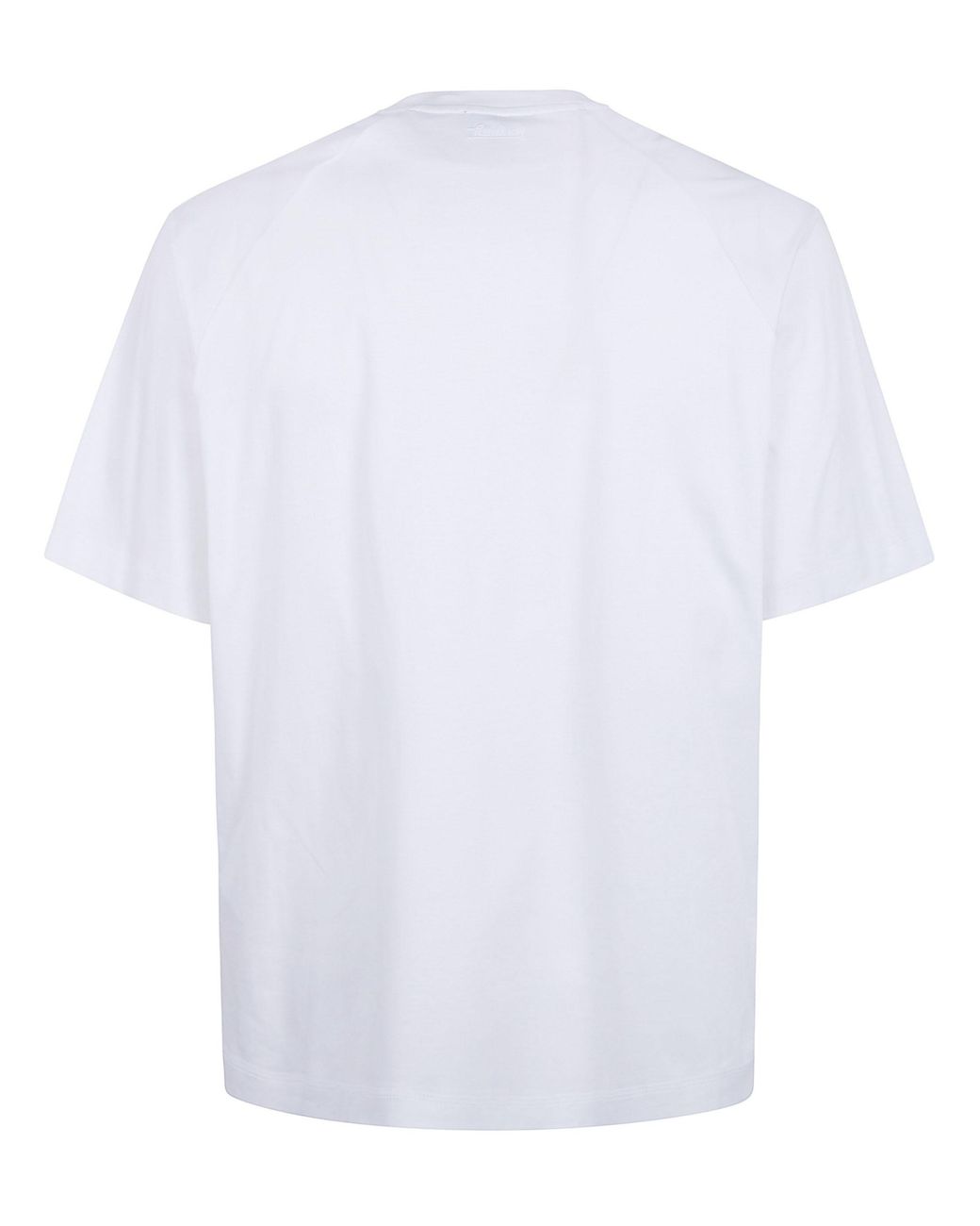 Laminar White Contrast Pockets T-Shirt for men