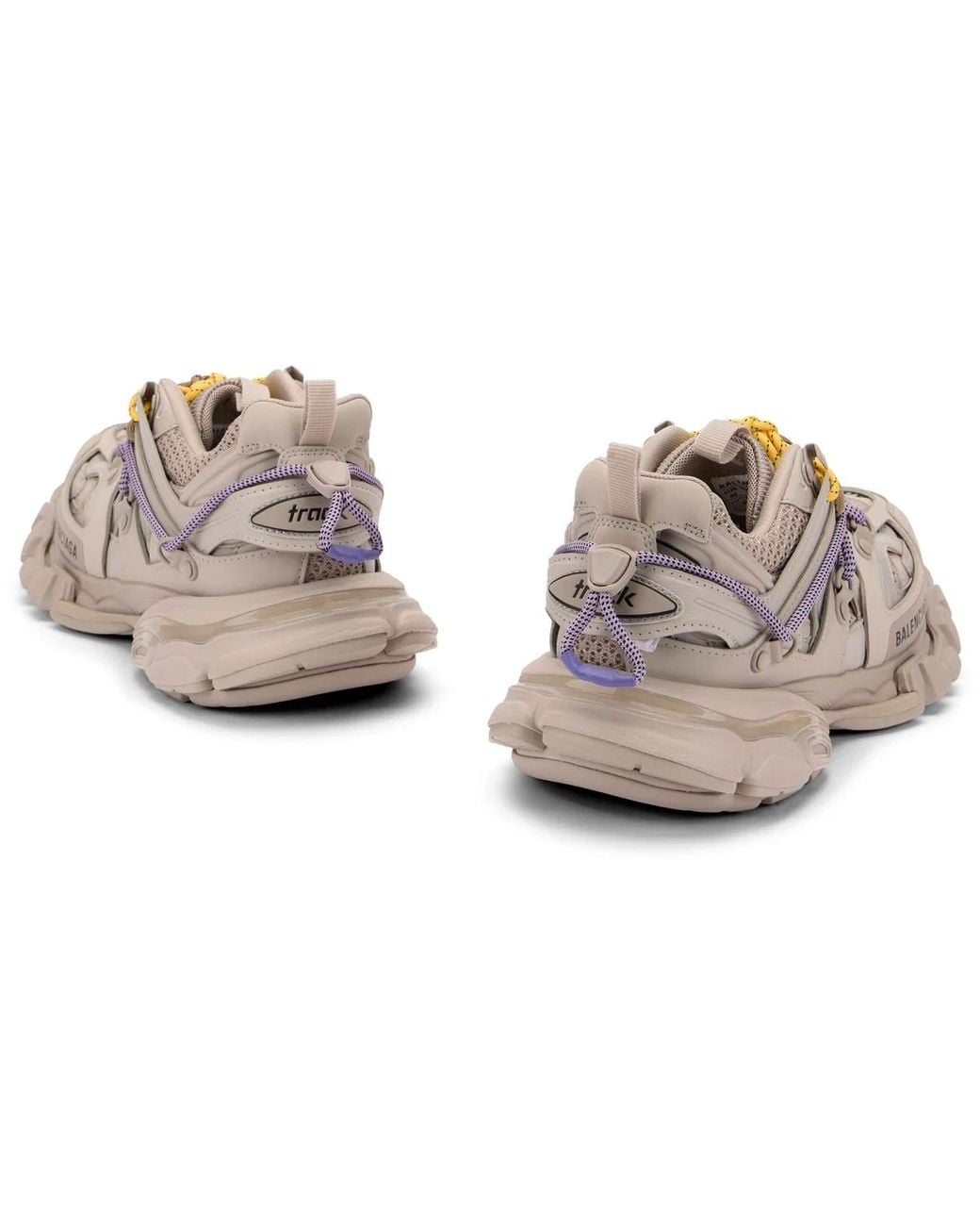 Balenciaga Gray Sneakers Made Of Rubber And Recycled Mesh With Track Logo