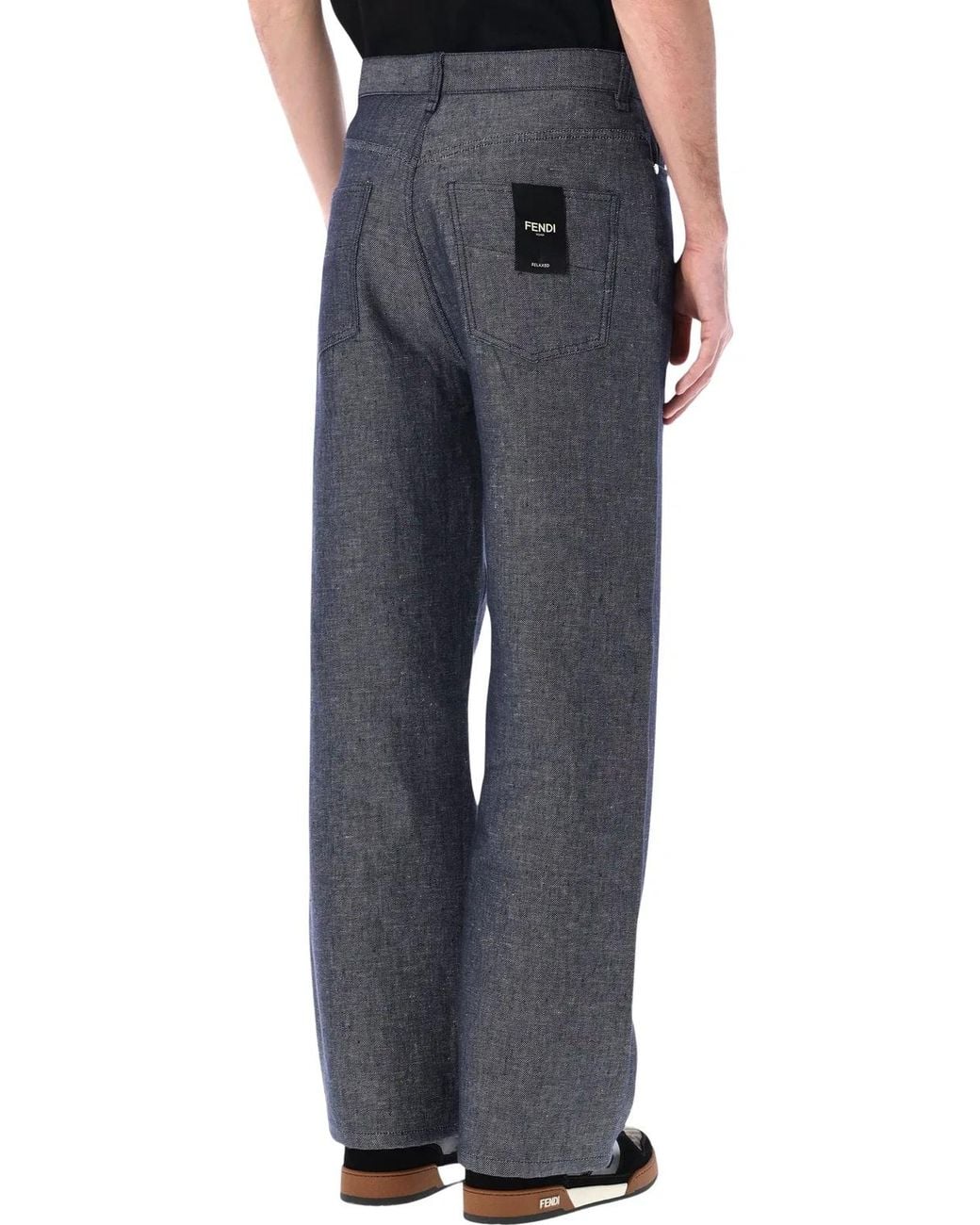 Fendi Black Denim Jeans for men