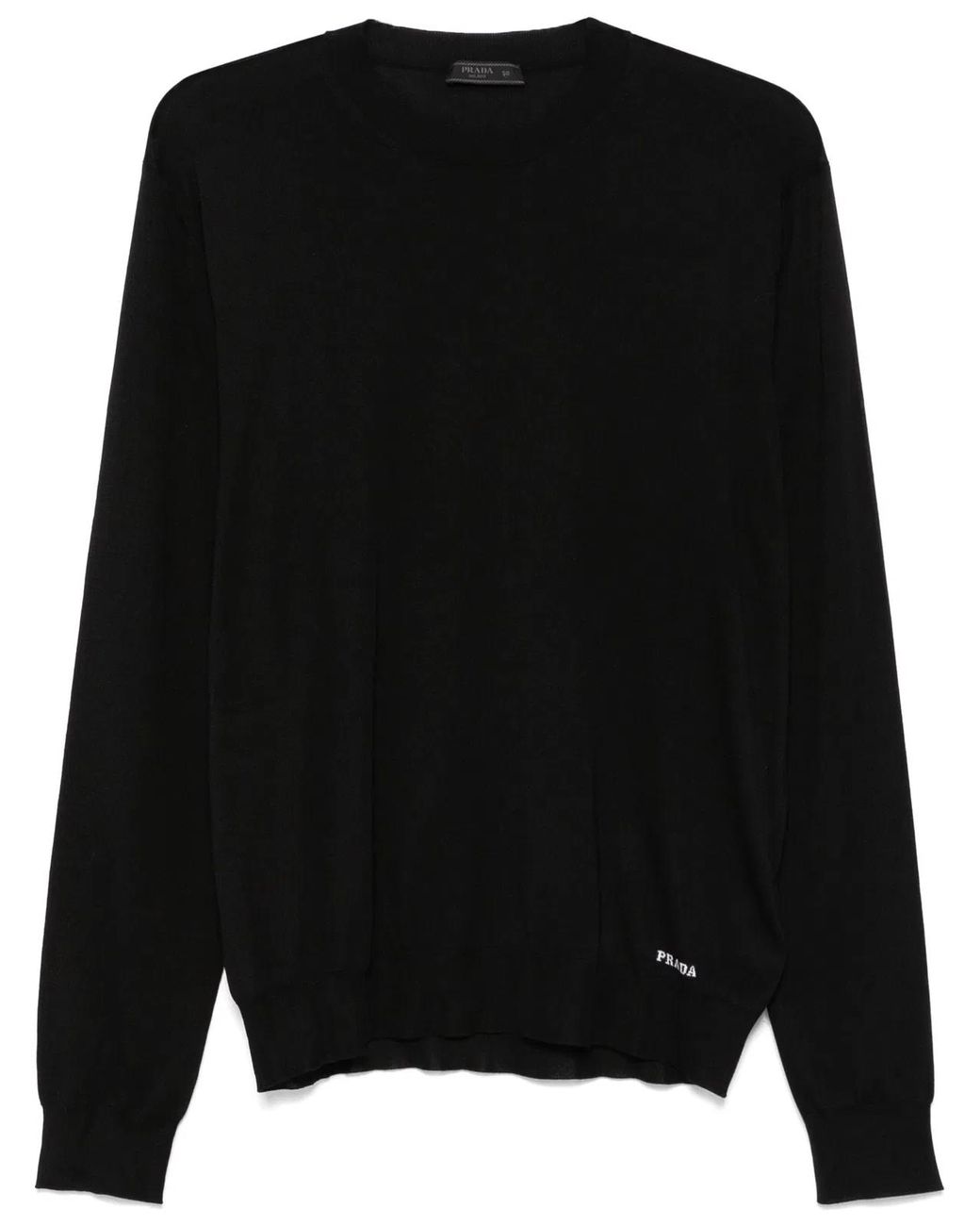 Prada Black Silk Sweater for men