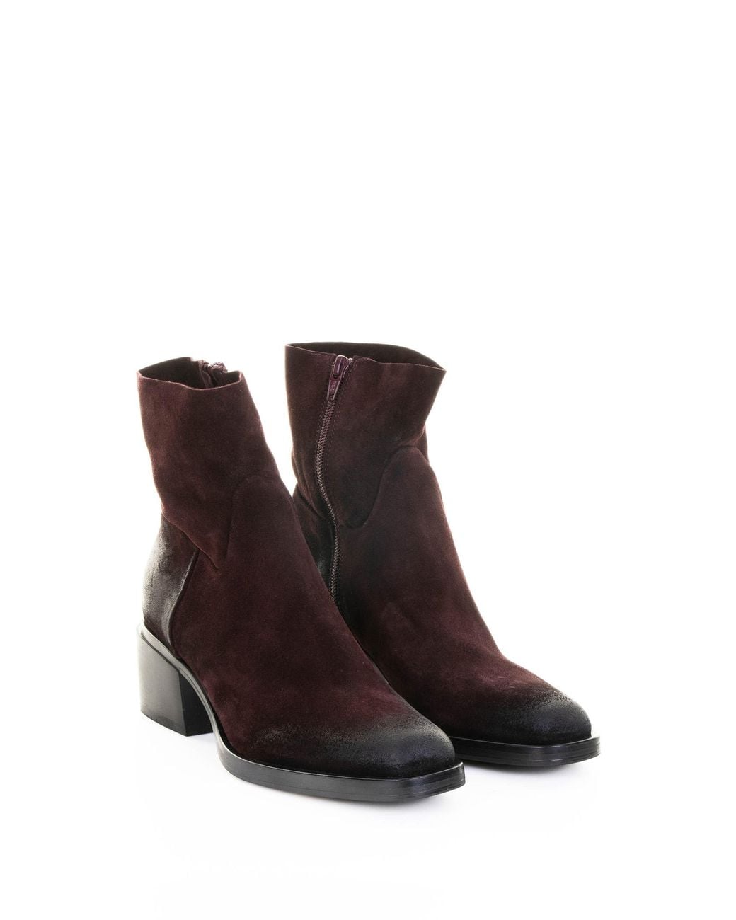 Elena Iachi White Boots Suede