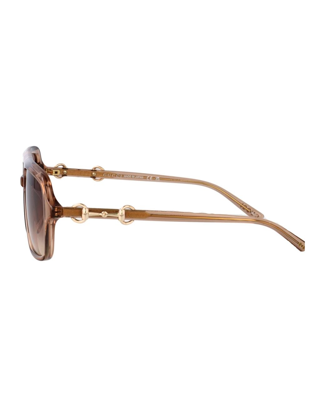 Gucci Brown Acetate Sunglasses