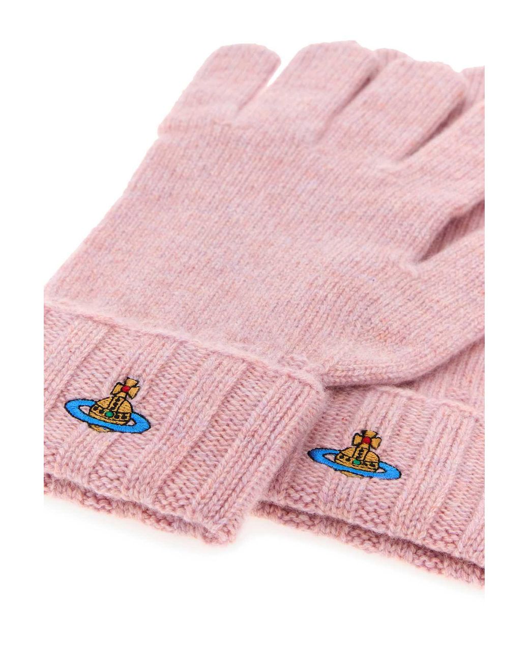 Vivienne Westwood Pink Cashmere Gloves