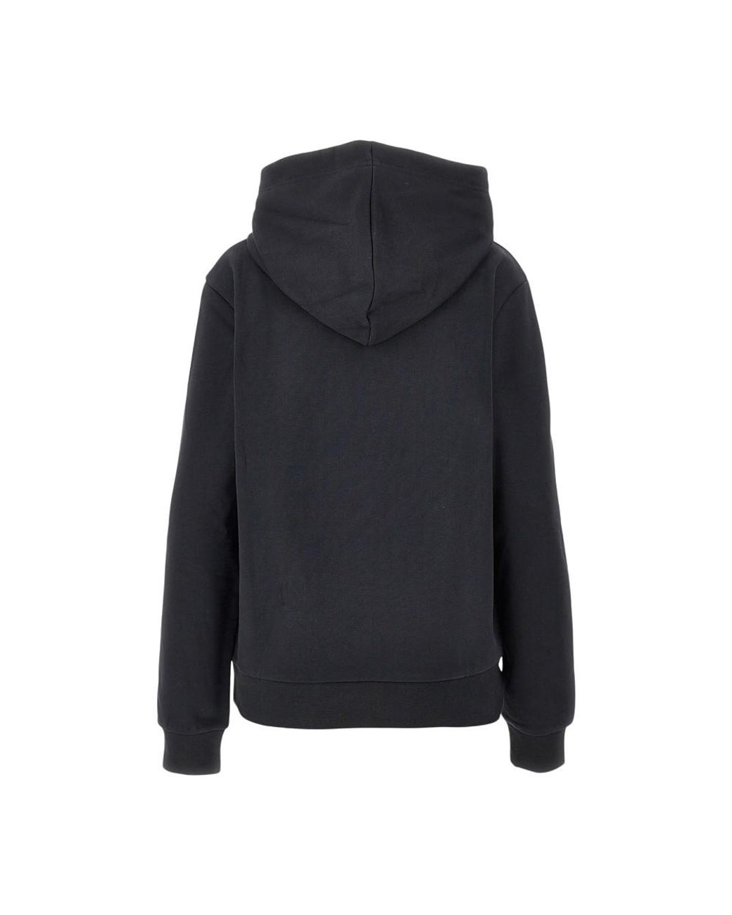 A.P.C. Blue Flocked Logo Hoodie
