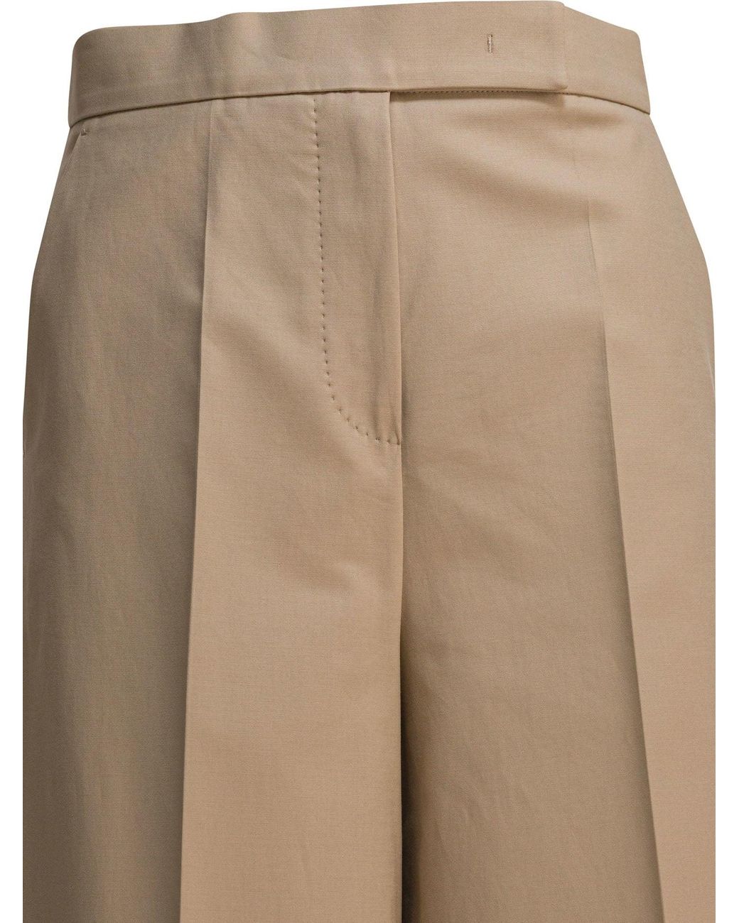 Max Mara Natural Wide Leg Trousers