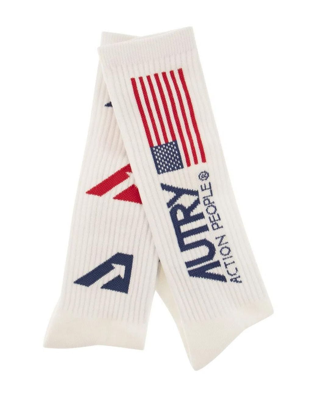 Autry Red Socks With Iconic Logo