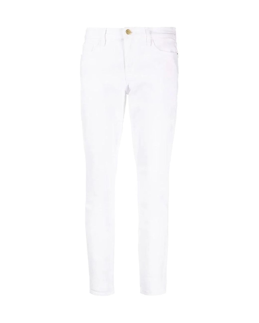 FRAME White Le Garcon Jeans