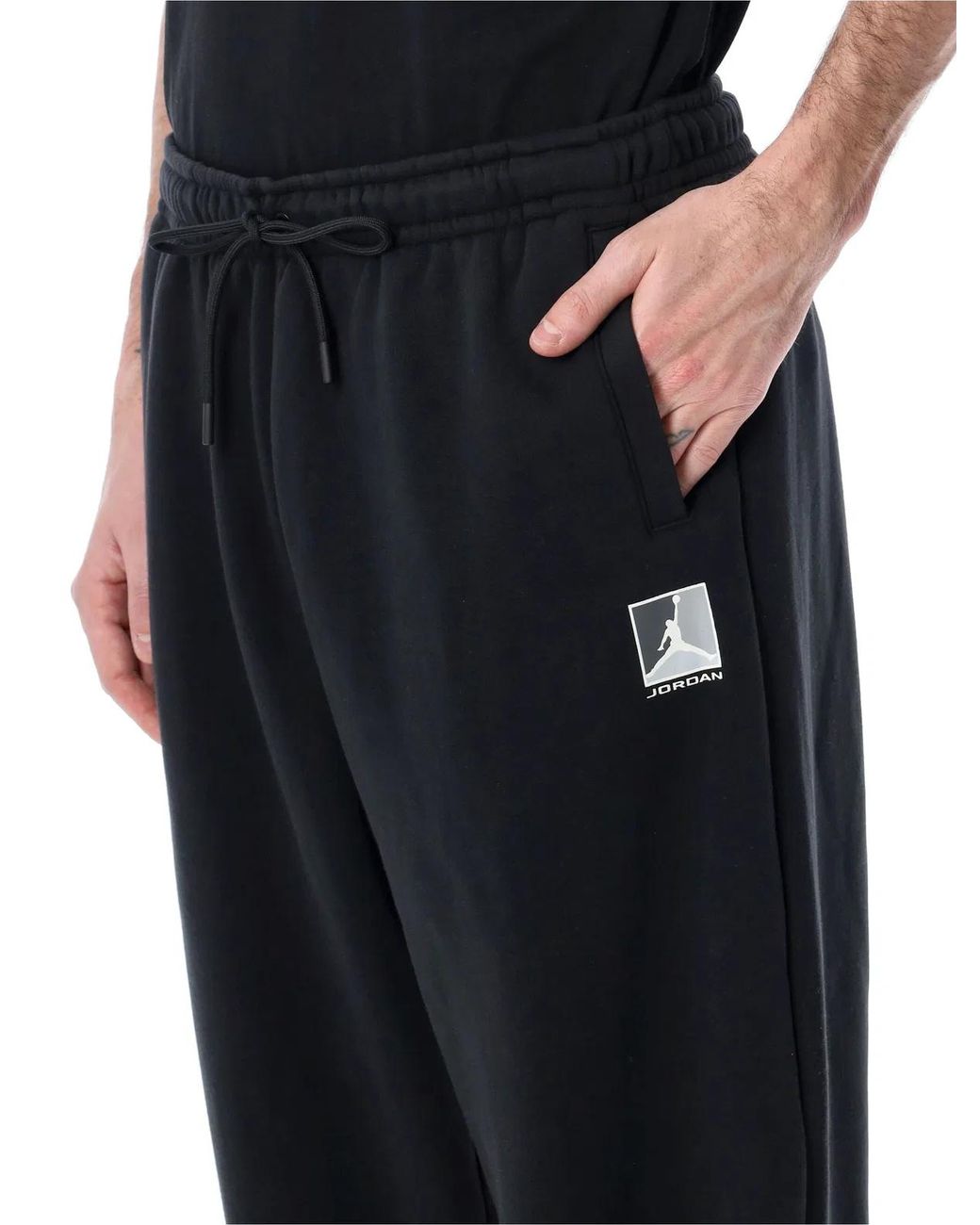 Nike Black Nike Jordan Brooklyn Fleece Pants for men