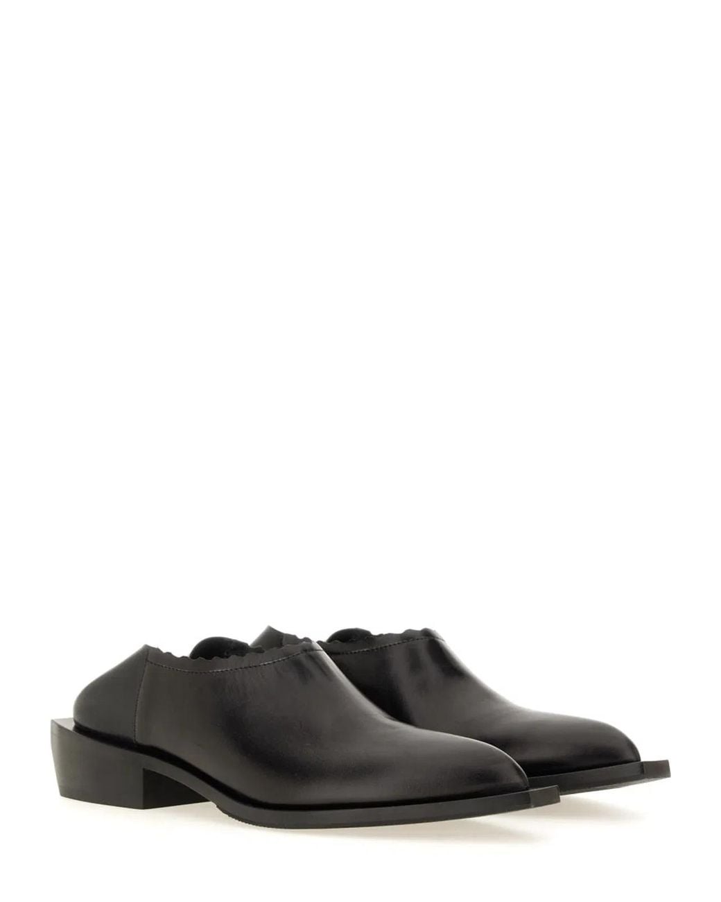 Moschino Couture Black Shootie Cuban Heel