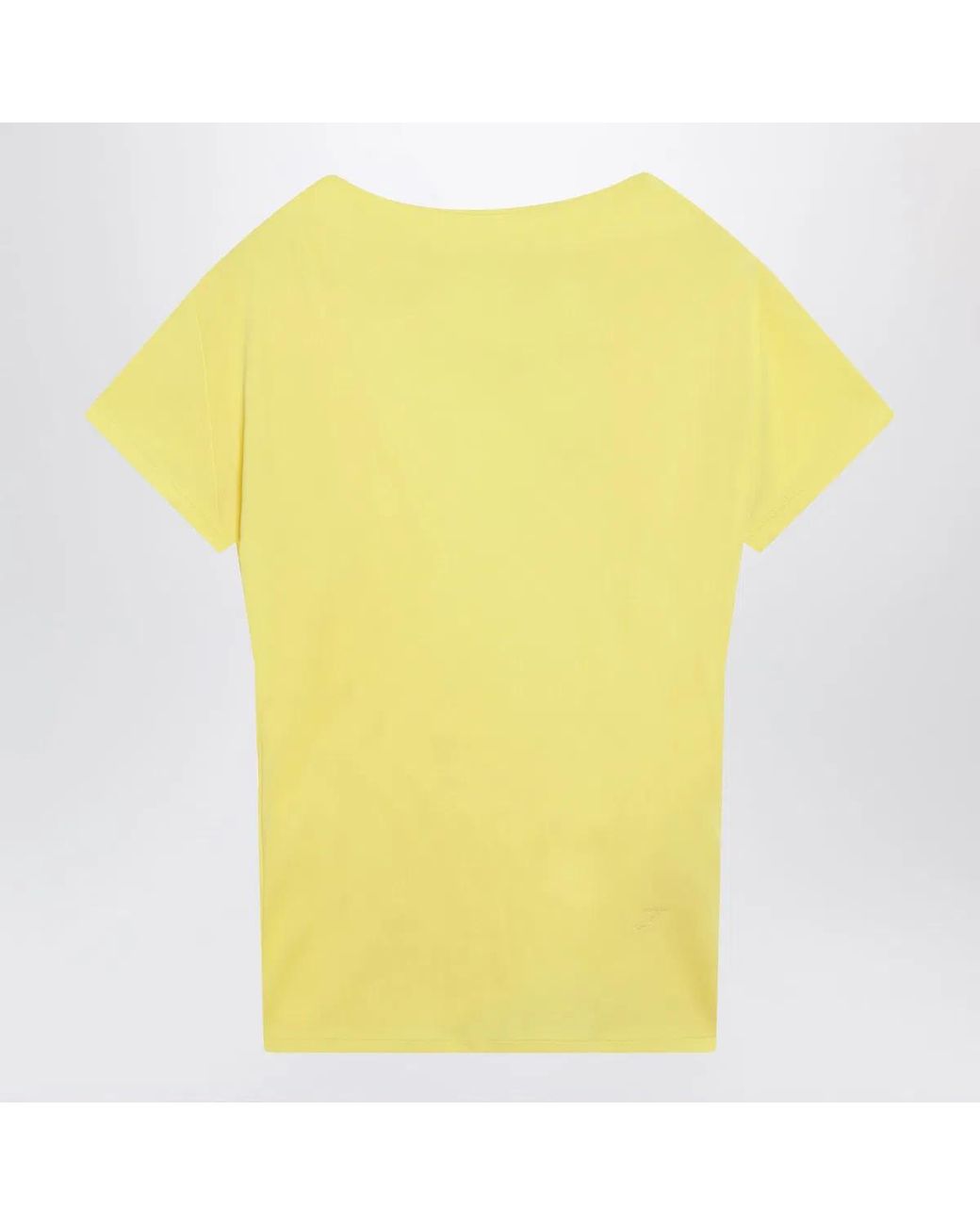Jacquemus Yellow Mistral Draped T-Shirt