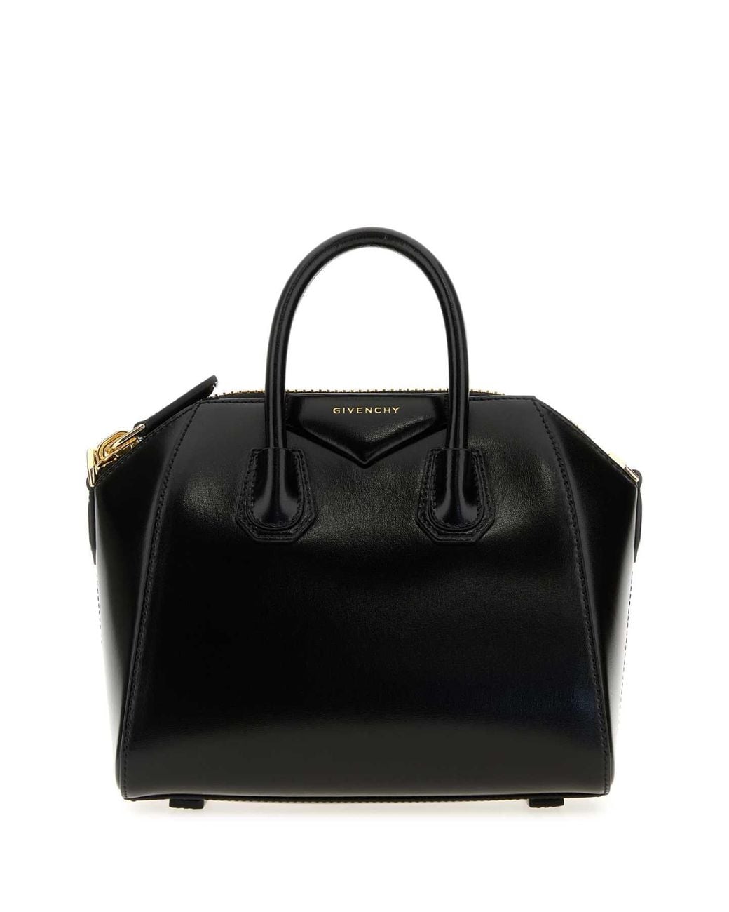 Givenchy Black Leather Mini Antigona Handbag