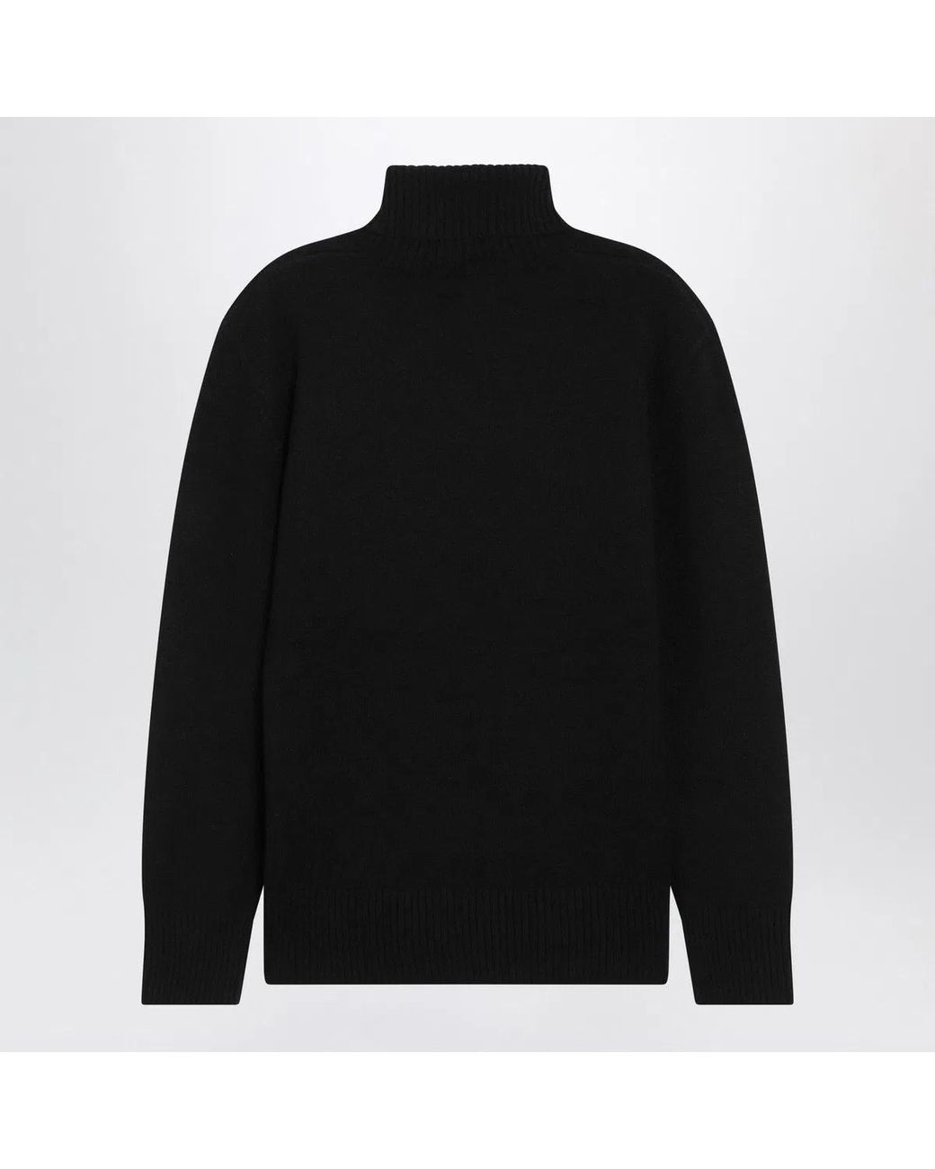 Totême Black Cashmere Turtleneck