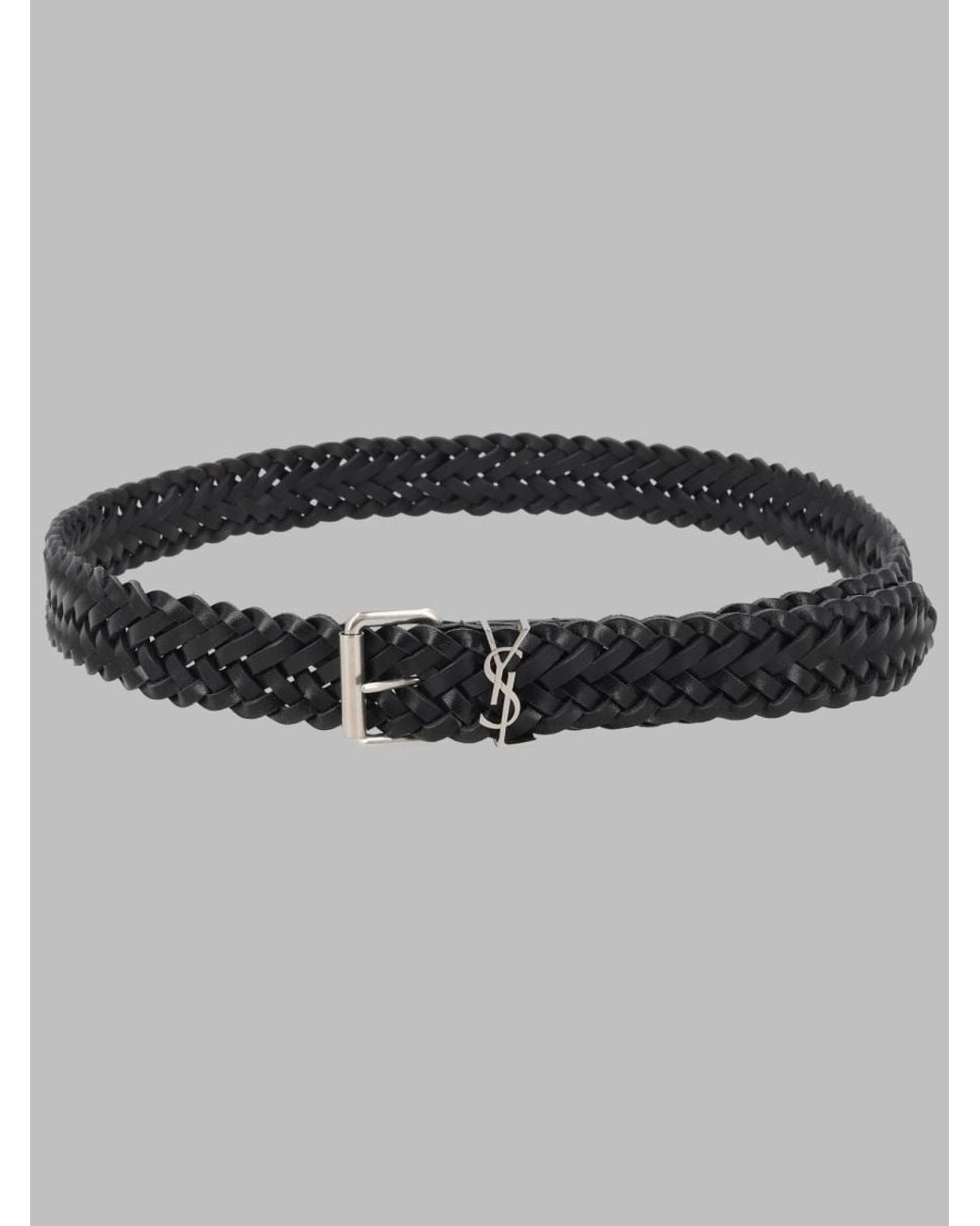 Saint Laurent Metallic Cintura Cassandre for men