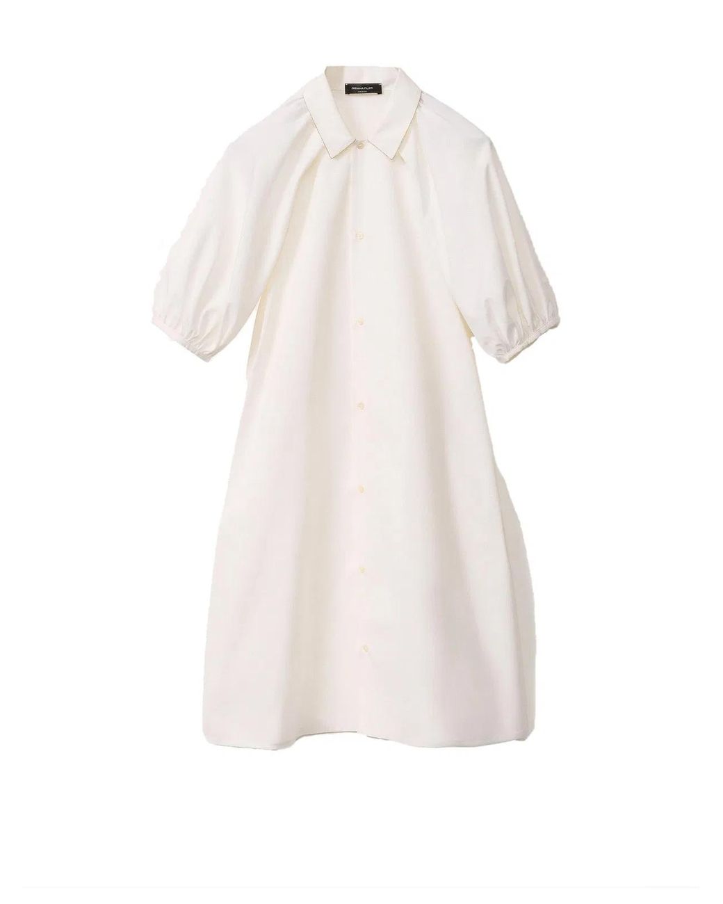 Fabiana Filippi White Long Dress Optical