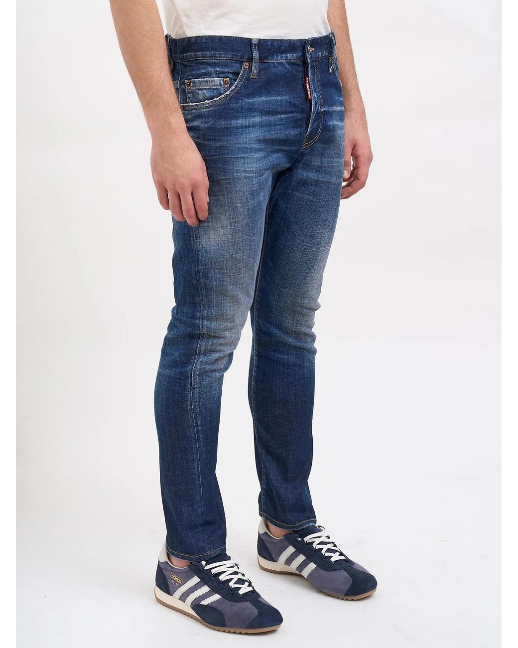 DSquared² Blue Kawaii Denim Pants for men