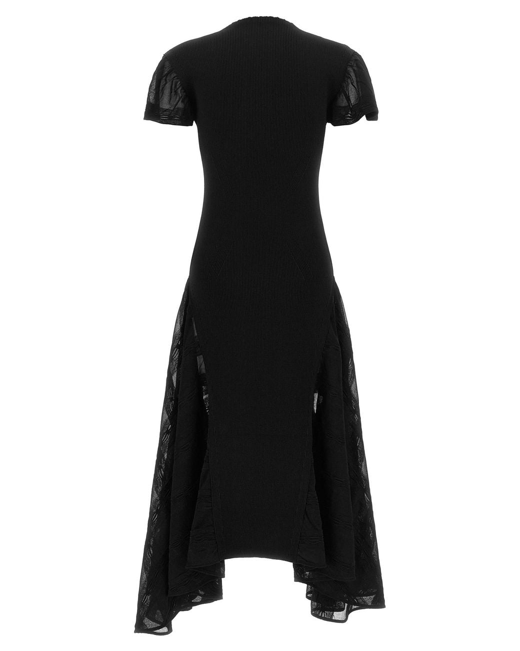 Lanvin Black Silk And Cotton Dress