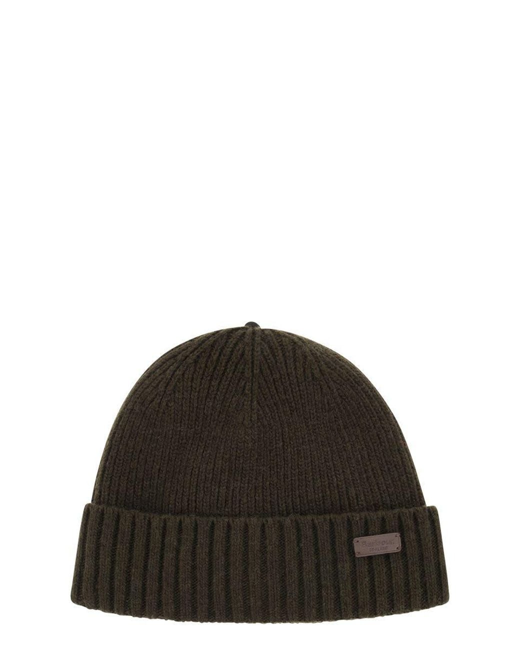 Barbour Black Carlton Wool Cap for men