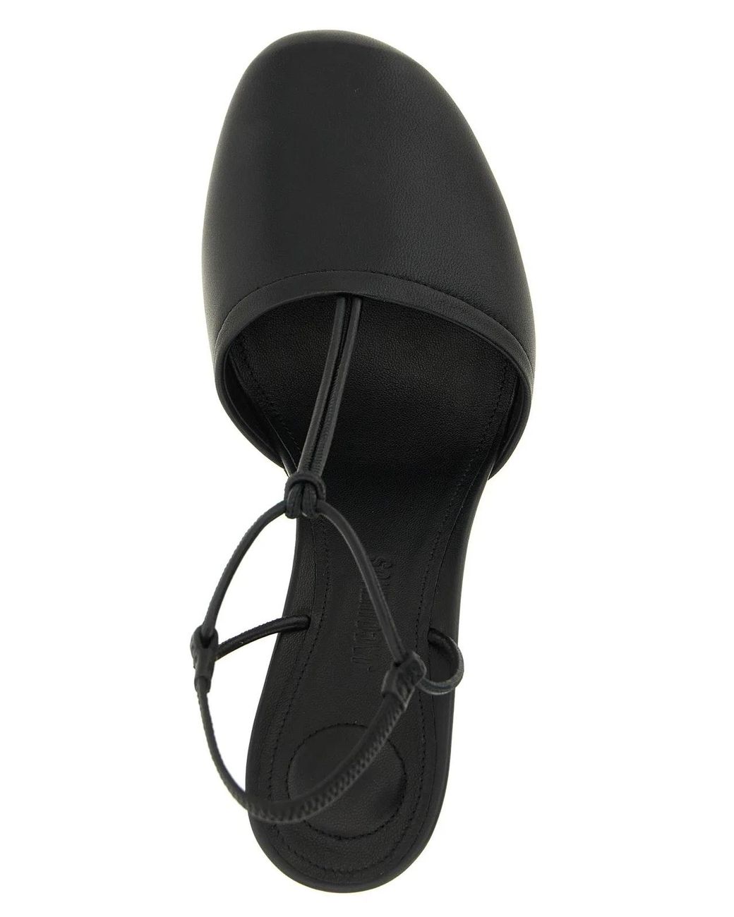 Jacquemus Black 'Les Sandales Pina' Sandals