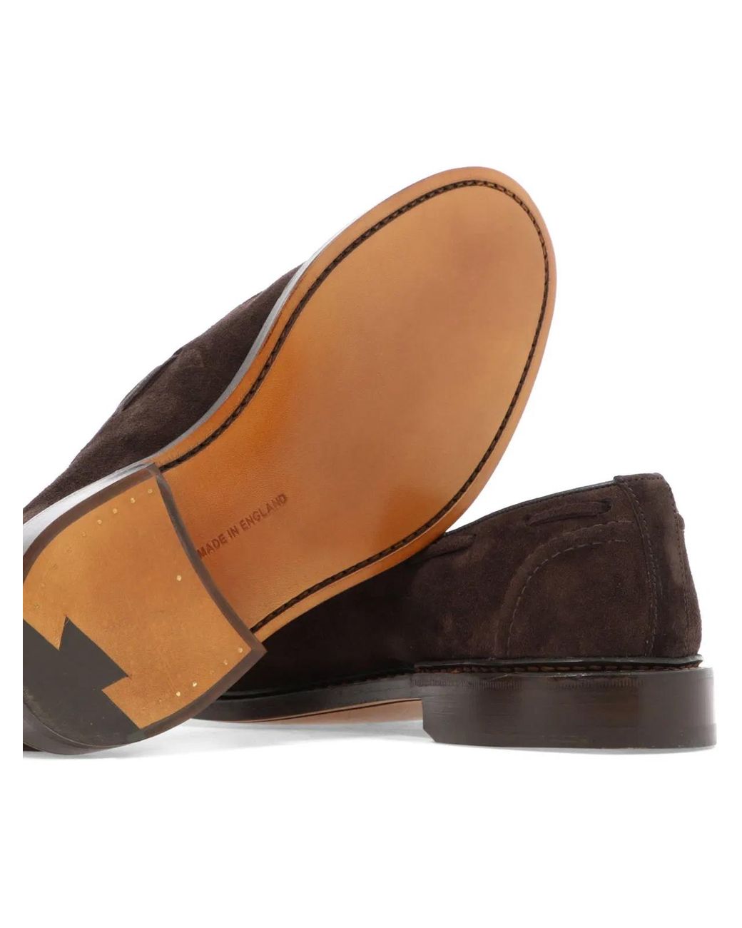 Tricker's Brown Leather Loafers for men
