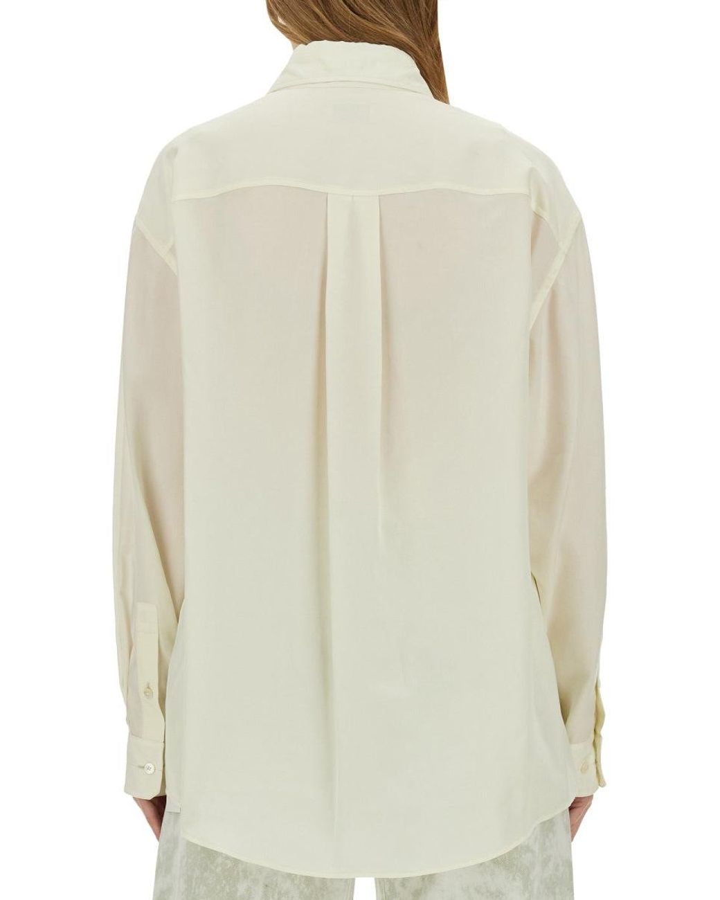 Lemaire Natural Lyocell Shirt