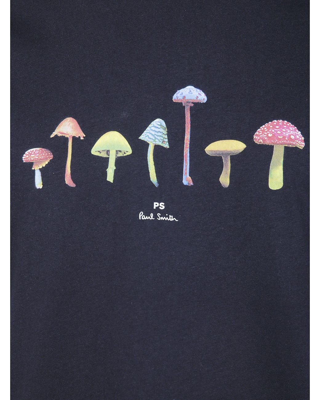 Paul Smith Blue Ps Paul Smith Reg Fit T Shirt Mushrooms for men