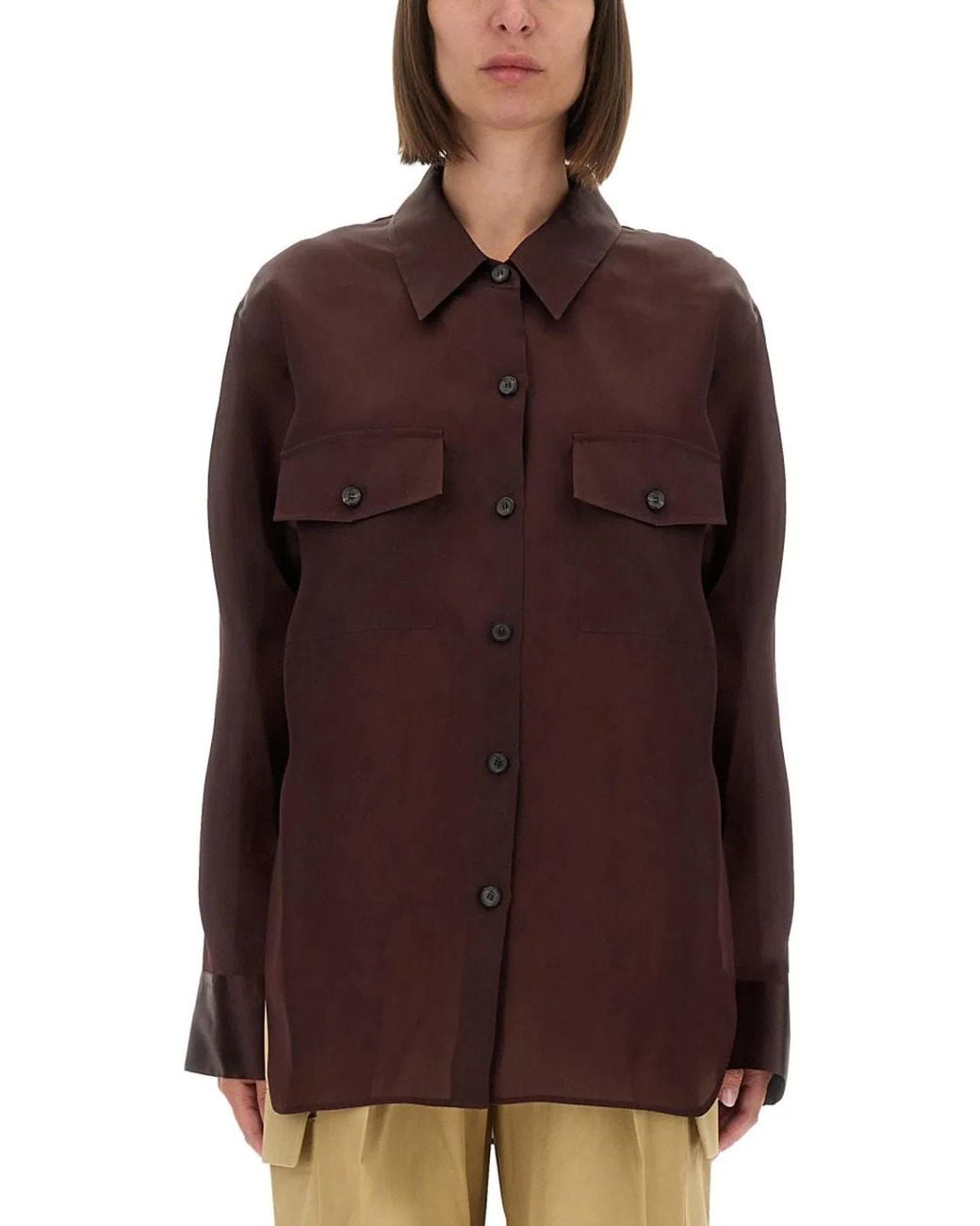 Khaite Brown Top Matteo