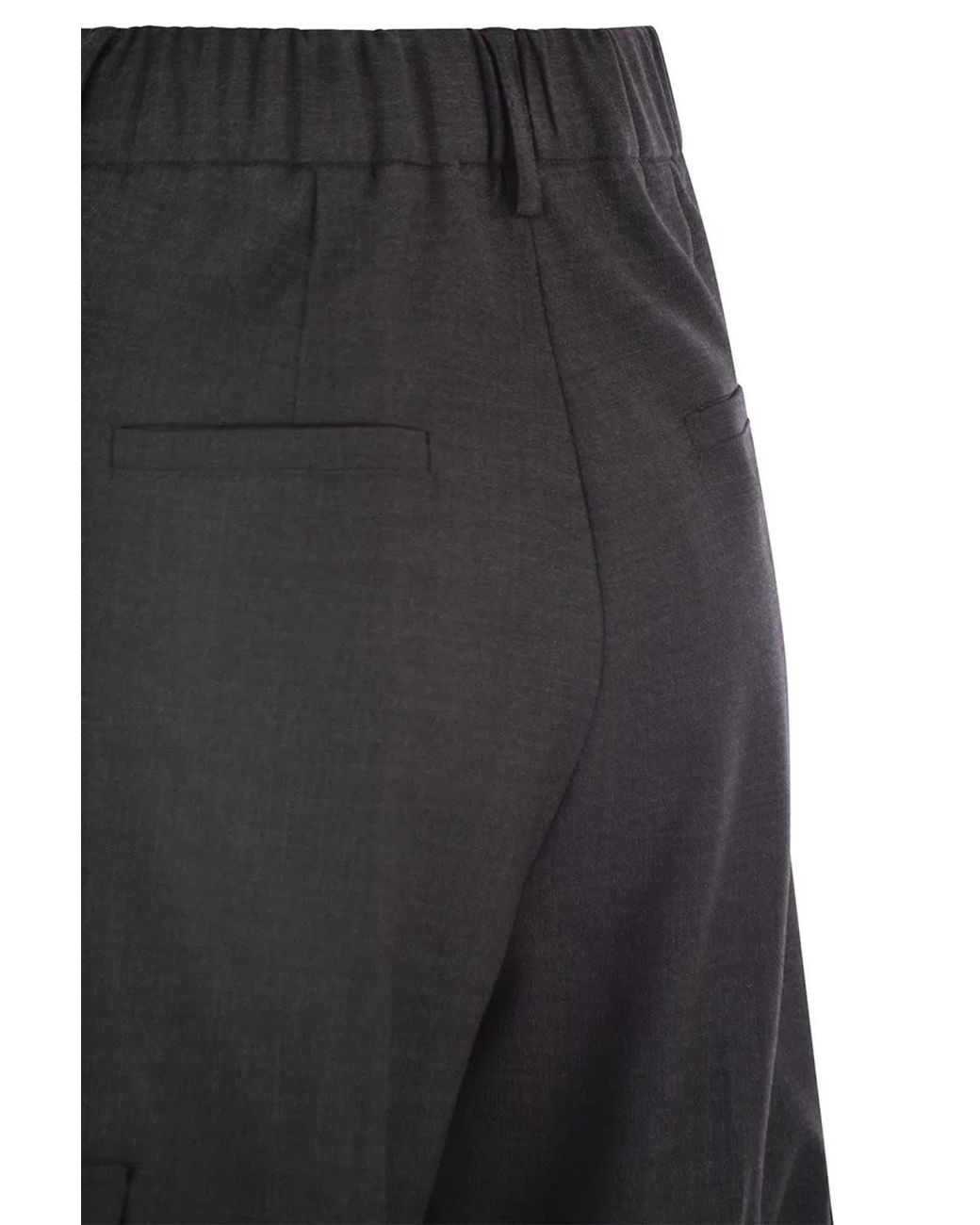 Herno Black Cargo Trousers