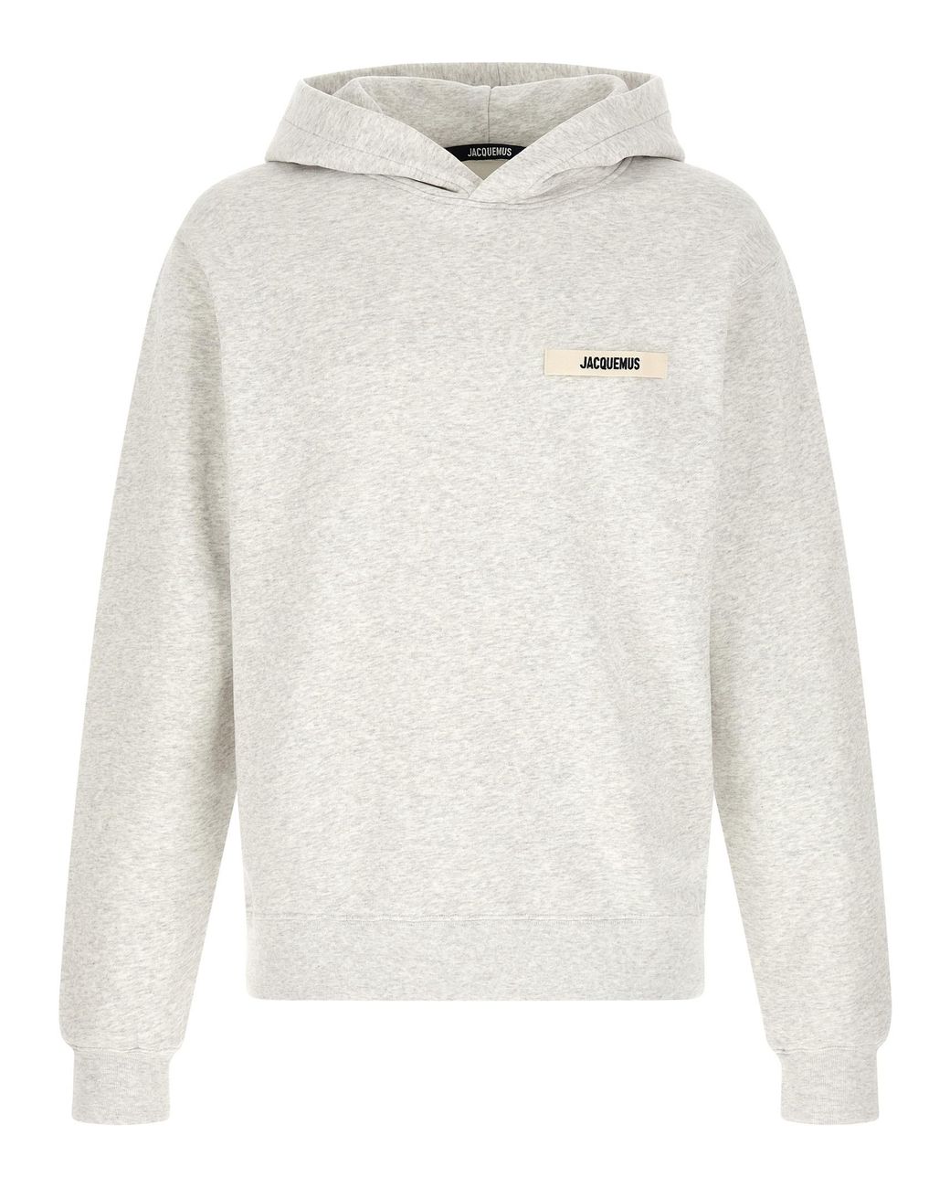 Jacquemus White 'Le Hoodie Gros-Grain' Hoodie for men
