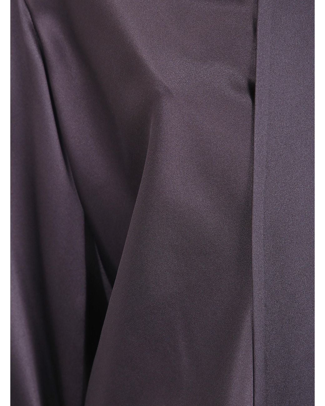 Max Mara Purple "Fiocchi" Silk Classic Shirt