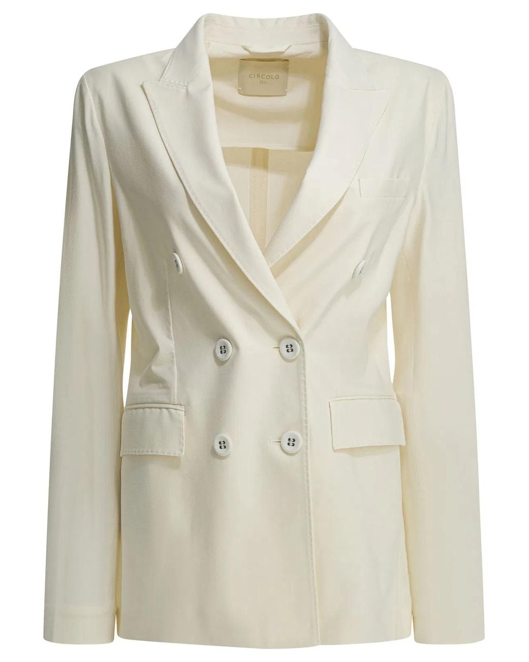 Circolo 1901 Natural Cotton Elastane Jacket