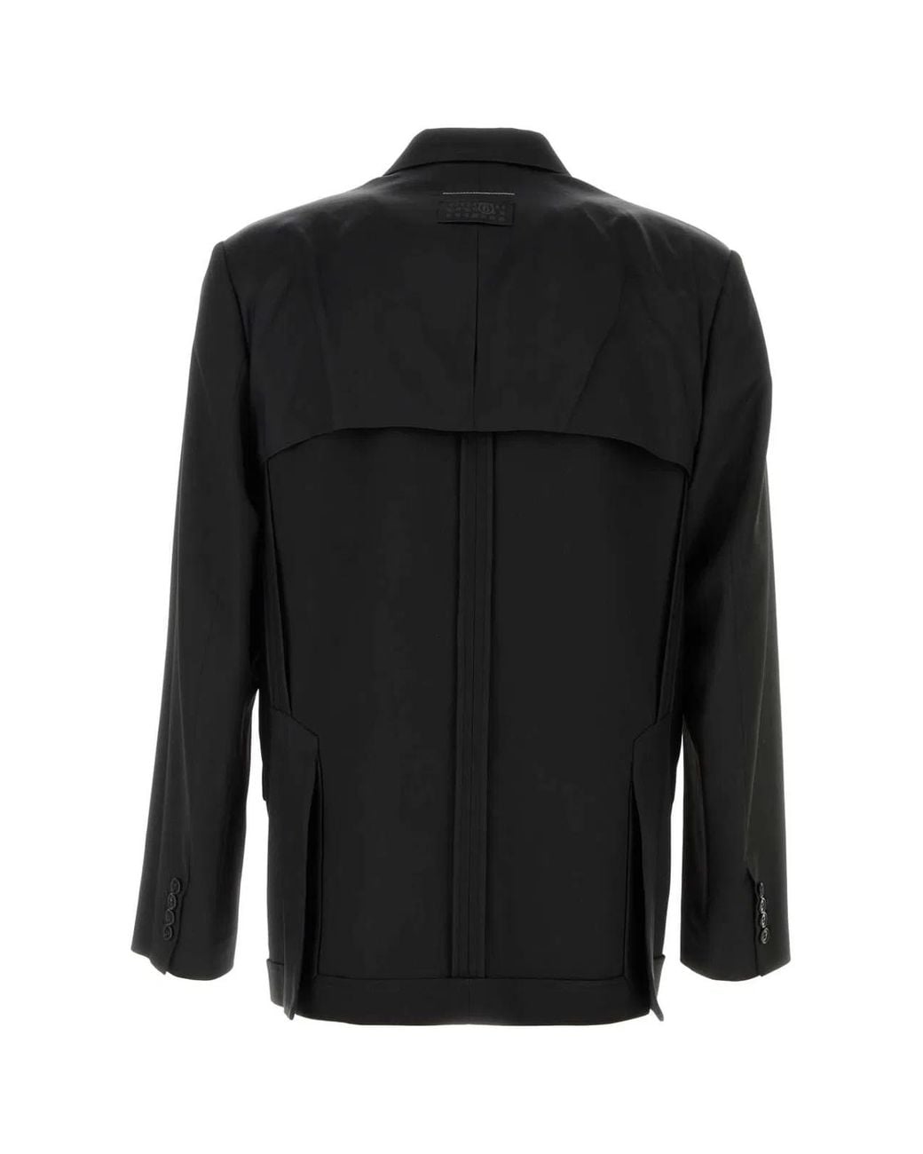 MM6 by Maison Margiela Black Jersey Blazer for men