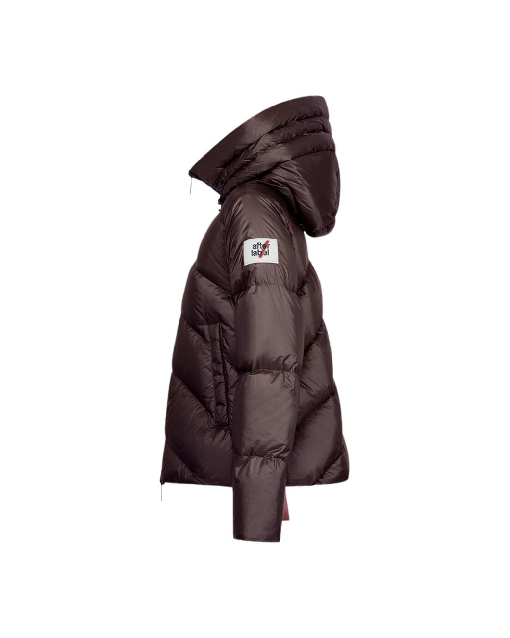 AFTER LABEL Brown Helsinkin Quilted Down Jacket