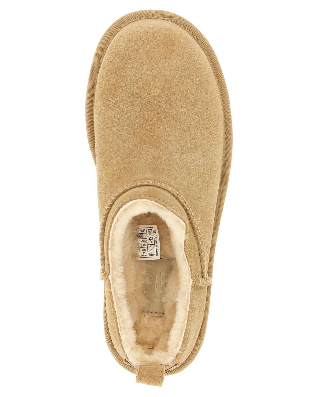 Ugg Brown 'Classic Micro' Ankle Boots