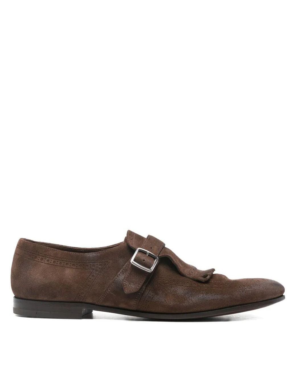 Church's Brown Oxford Shoes With Buckle for men