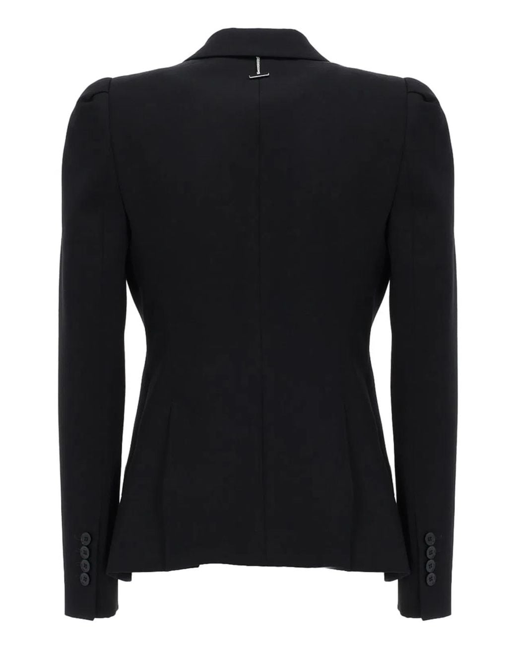 McQueen Black Single-Breasted Jacket
