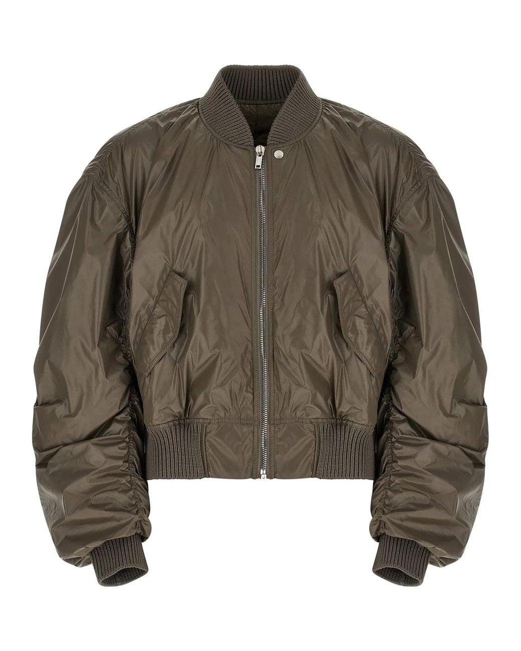 Rick Owens Brown 'Secchia Flight' Bomber Jacket for men