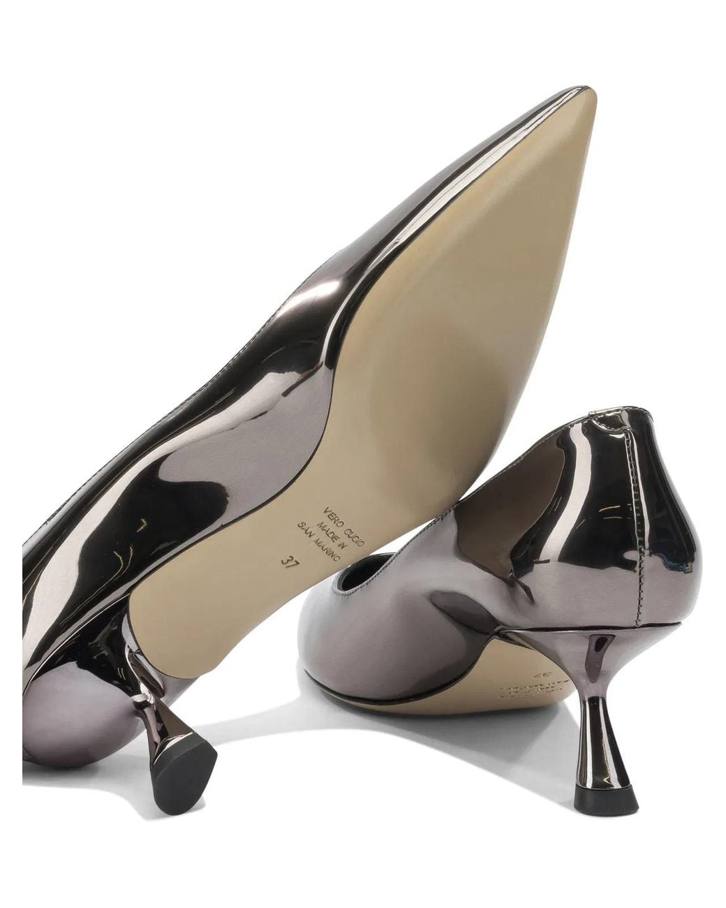 Ninalilou Gray Heeled Shoes