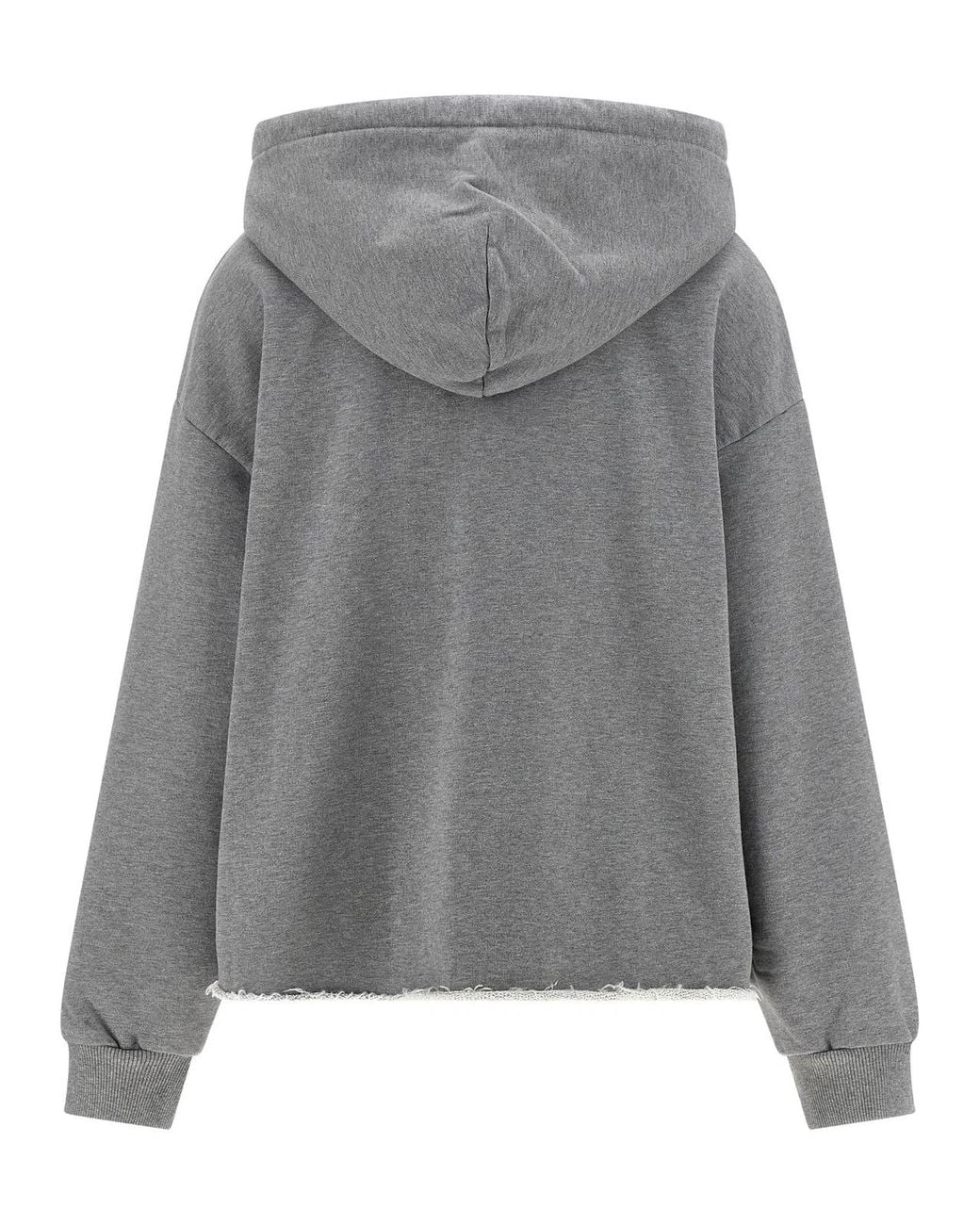 MM6 by Maison Margiela Gray 'Numeric Signature Mm6' Spray Hoodie