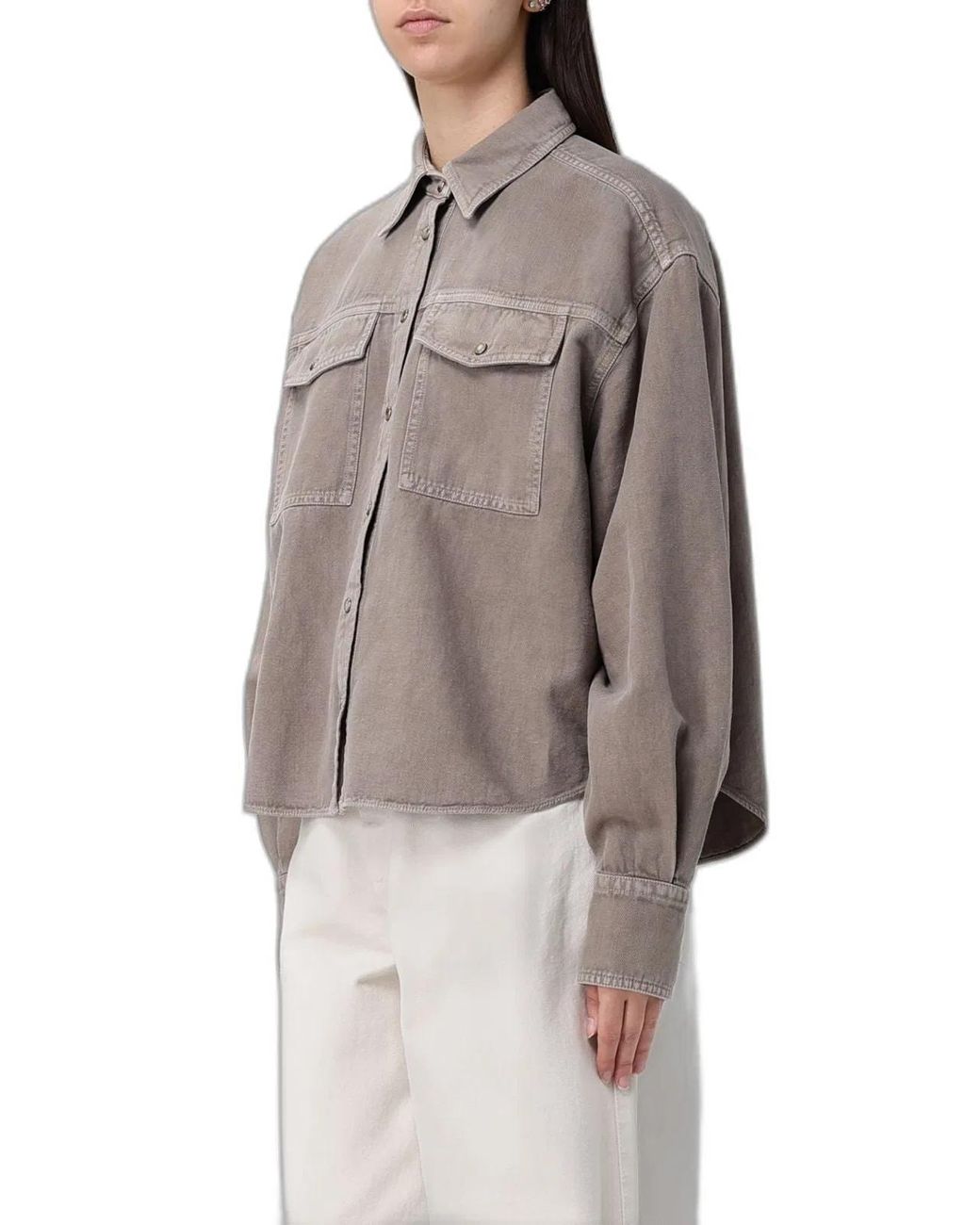 Brunello Cucinelli Brown Shirt