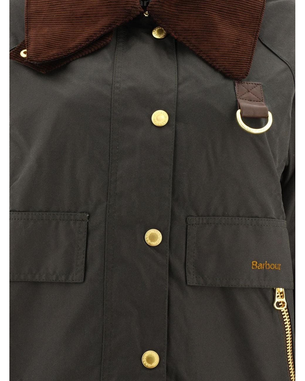 Barbour Black "Catton Wax" Lightweight Jacket