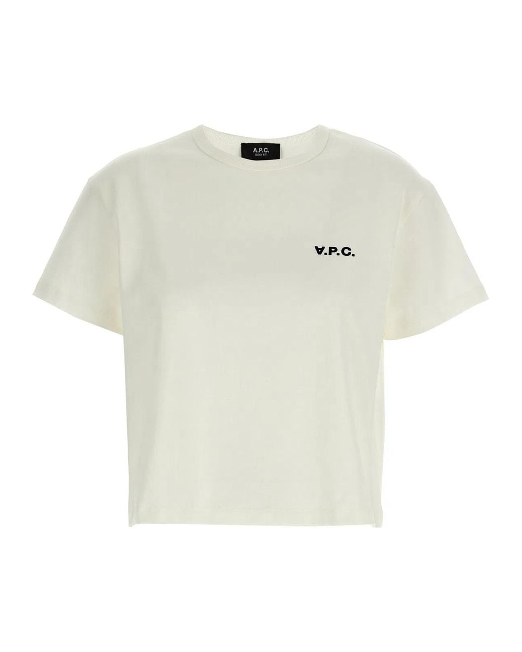 A.P.C. White 'Boxy Petit Vpc' T-Shirt