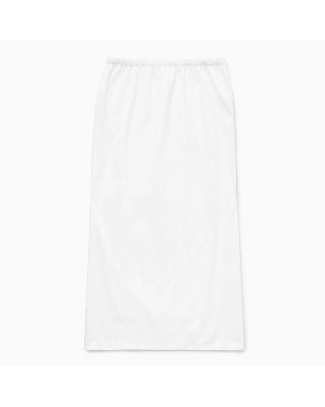 1989 STUDIO White Long Asymmetric Skirt