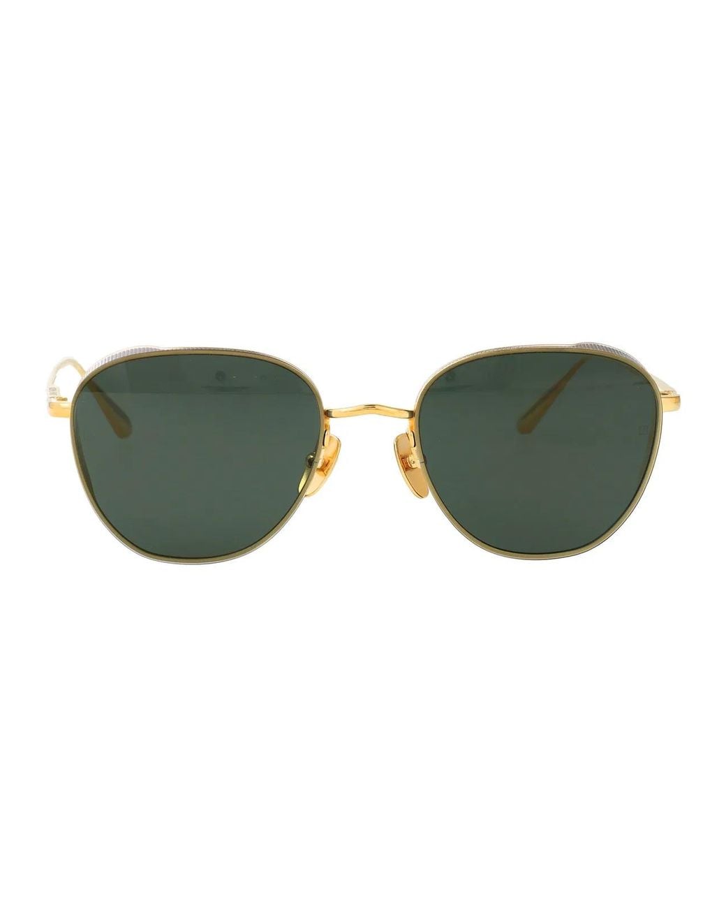 Linda Farrow Green Yellowgold/Whitegold/ Titanium Sunglasses
