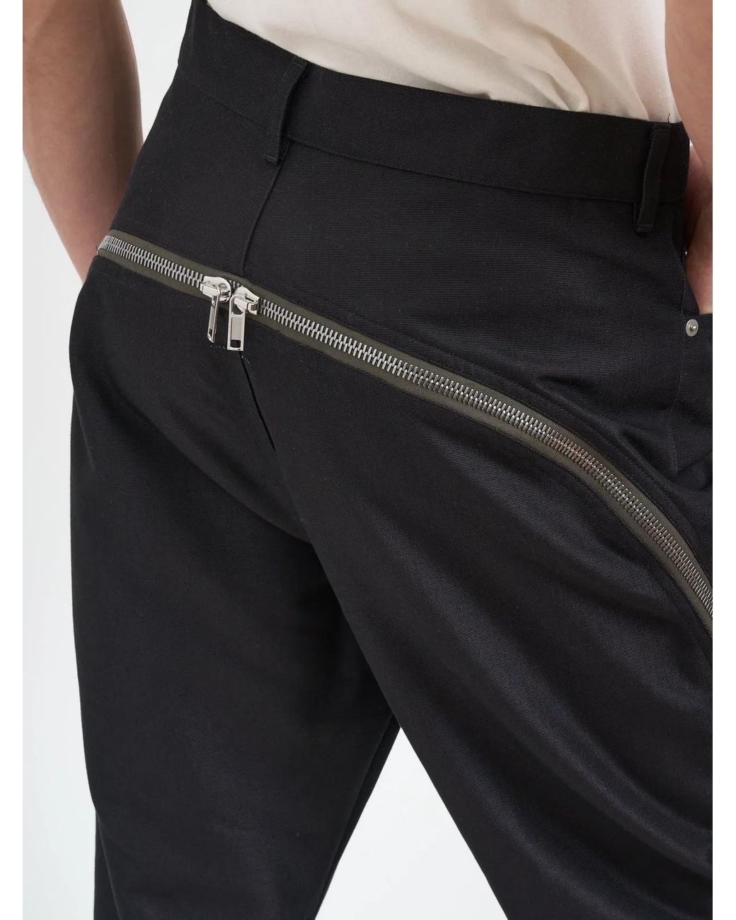Rick Owens Black Pantaloni Bolan Banana for men
