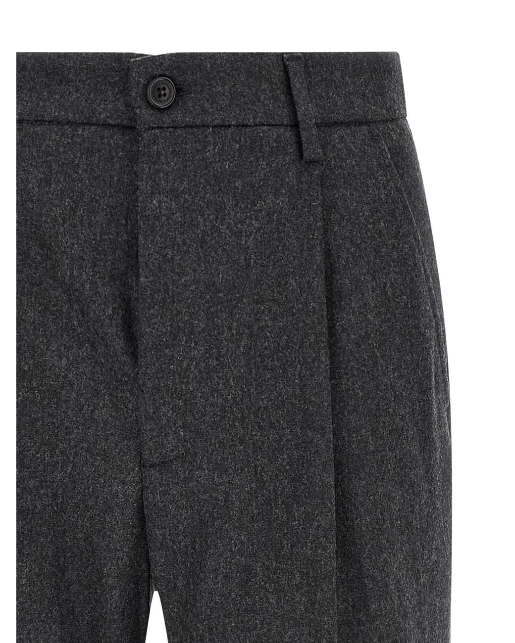 Department 5 Gray Wool Casual Pants for men