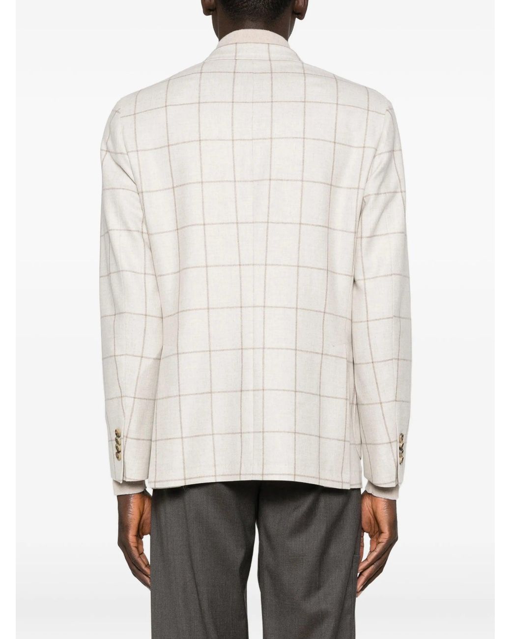Latorre White Wool Jacket for men