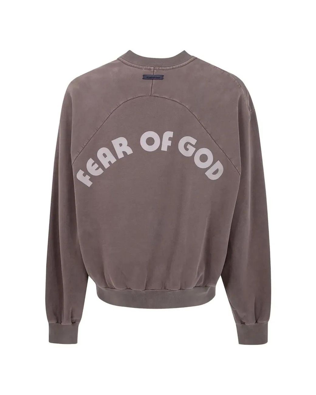 Fear Of God Brown Baseball Classic Fit Half Raglan Sweatsh for men